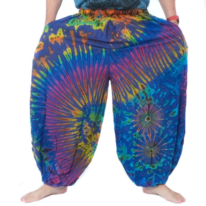 Large pantalon ballon, pantalon bouffant, pantalon batik rayonne
