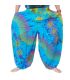 Wide balloon pants, bloomers, batik pants rayon