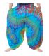Wide balloon pants, bloomers, batik pants rayon