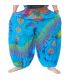 Wide balloon pants, bloomers, batik pants rayon