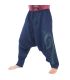 Harem pants hand painted spiral