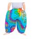 Wide balloon pants, bloomers, batik pants rayon