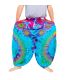 Wide balloon pants, bloomers, batik pants rayon