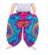 Wide balloon pants, bloomers, batik pants rayon