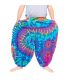 Wide balloon pants, bloomers, batik pants rayon