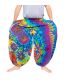 Wide balloon pants, bloomers, batik pants rayon