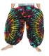 Wide balloon pants, bloomers, batik pants rayon