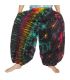 Wide balloon pants, bloomers, batik pants rayon