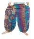 Wide balloon pants, bloomers, batik pants rayon