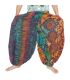 Wide balloon pants, bloomers, batik pants rayon