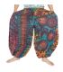 Large pantalon ballon, pantalon bouffant, pantalon batik rayonne