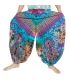 Wide balloon pants, bloomers, batik pants rayon