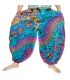 Wide balloon pants, bloomers, batik pants rayon