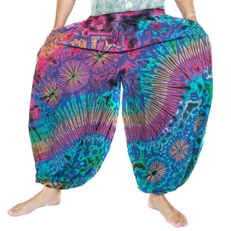 Batik Haremshose Rayon – Handgefertigt & Luftig | Unisex