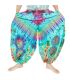 Bunte Batikhose Damen Herren – Weite Festival-Haremshose aus Rayon
