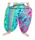 Wide balloon pants, bloomers, batik pants rayon