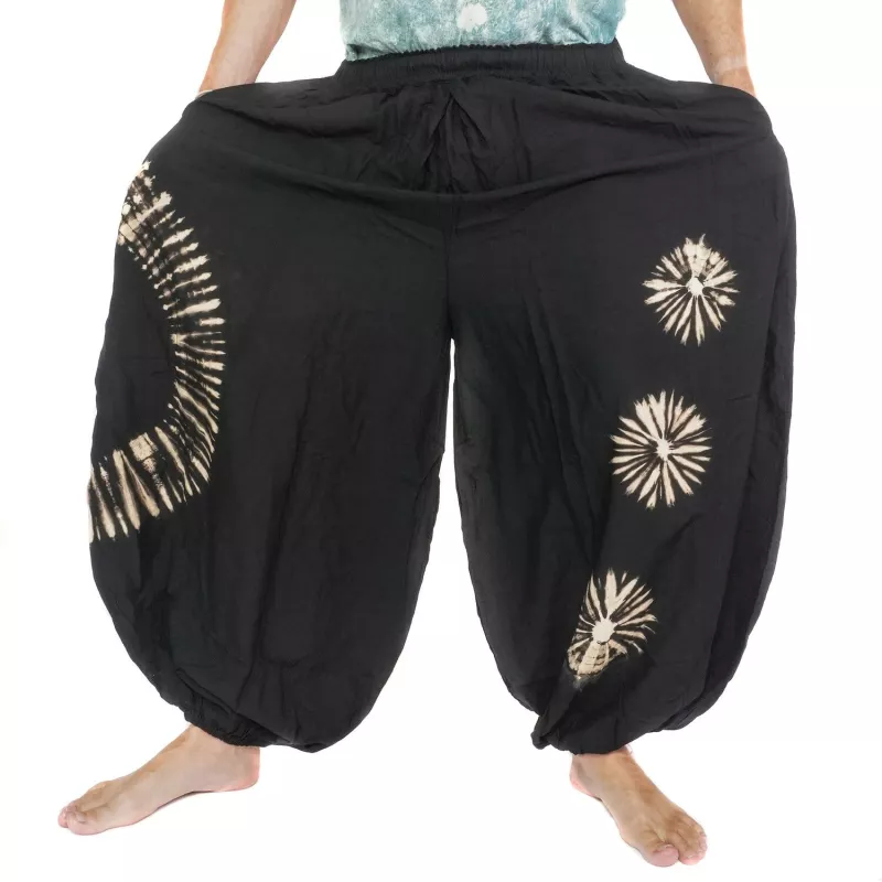 Pantalon Sarouel Batik Rayonne – Pantalon Boho Femme & Homme
