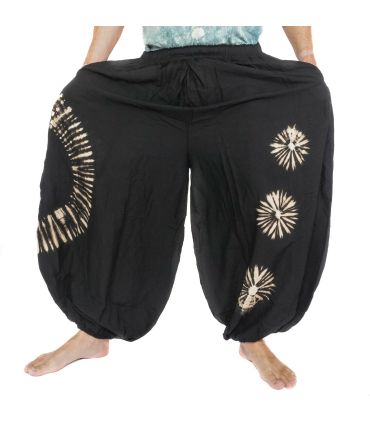 Pantalon Sarouel Batik Rayonne – Pantalon Boho Femme & Homme