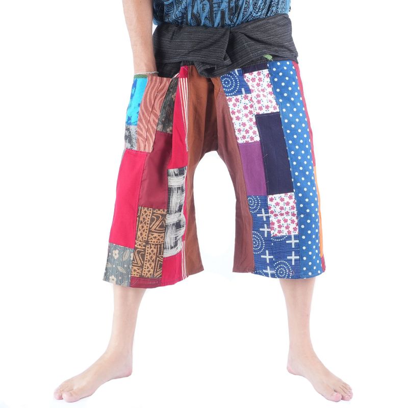 3/5 Pantalon de pêcheur thaïlandais - coton