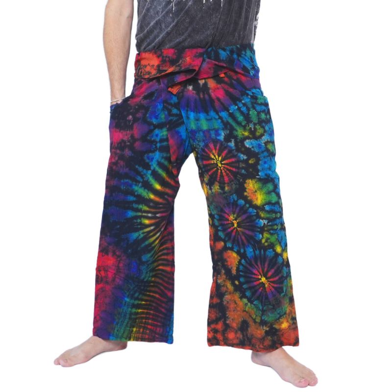 Thai fisherman pants "Mudmee" Batik