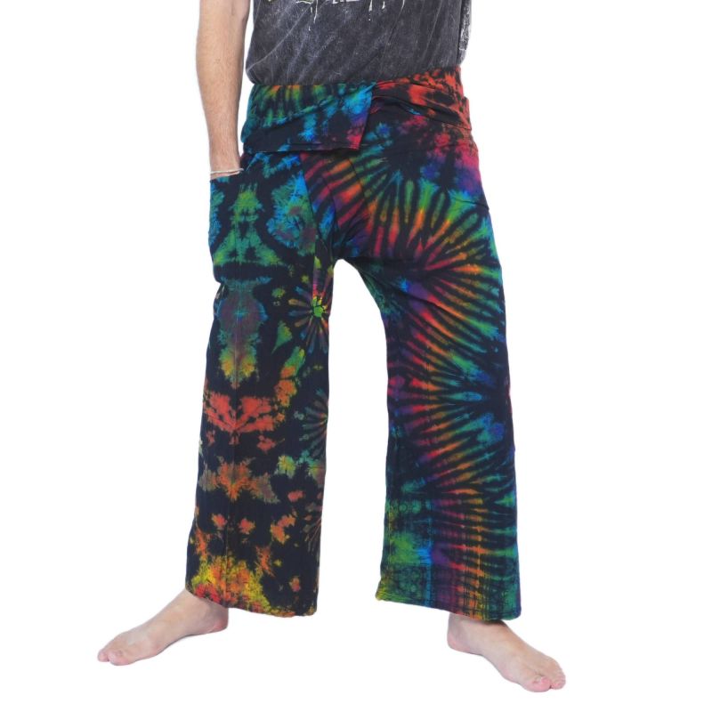Thai fisherman pants "Mudmee" Batik