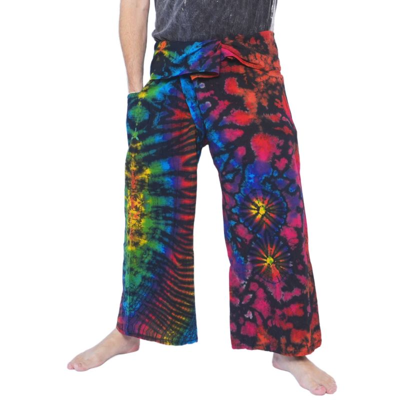 Thai fisherman pants "Mudmee" Batik