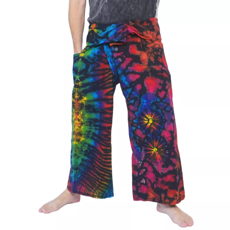 Thai fisherman pants "Mudmee" Batik