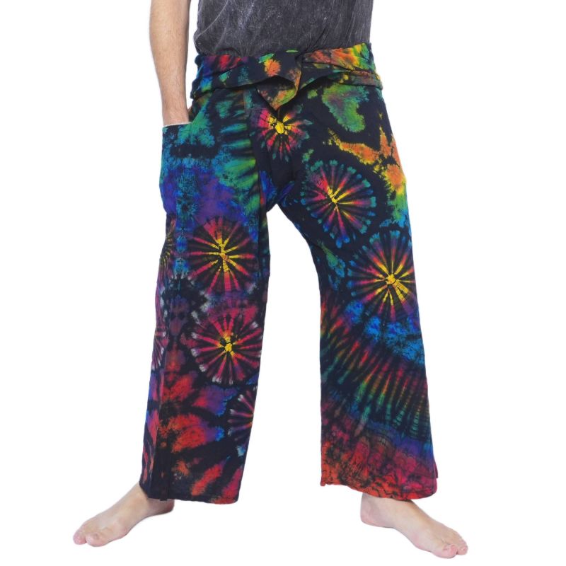 Thai fisherman pants "Mudmee" Batik
