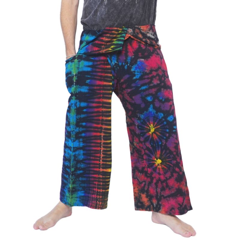 Thai fisherman pants "Mudmee" Batik