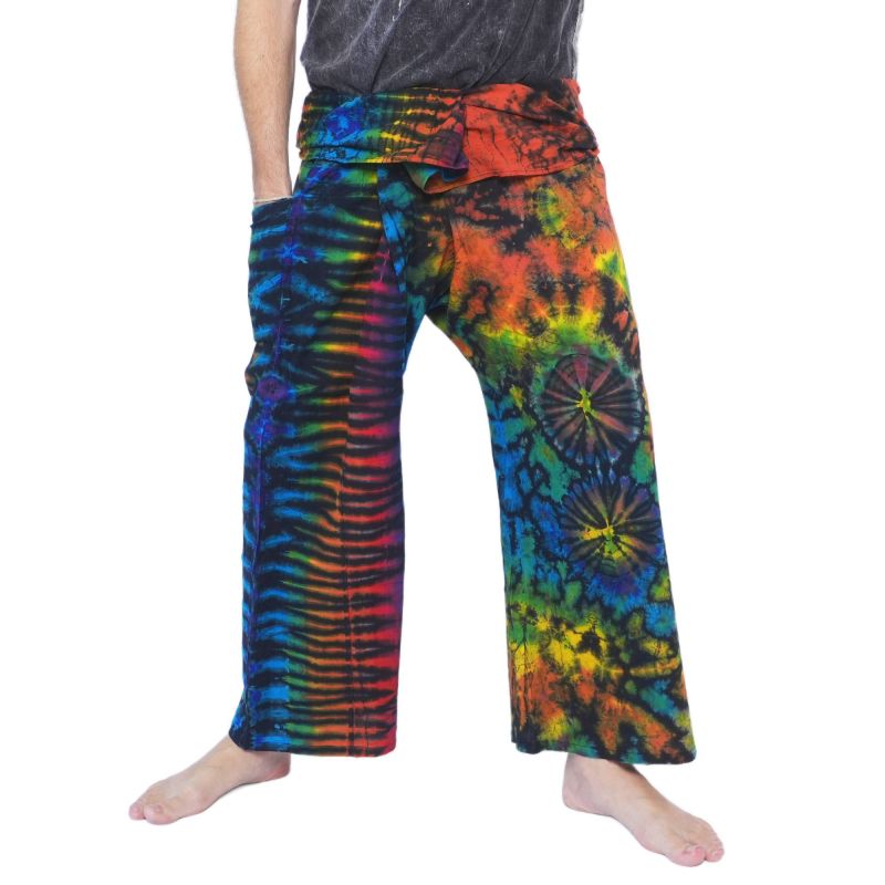 Thai fisherman pants "Mudmee" Batik