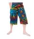3/4 wrap pants batik cotton