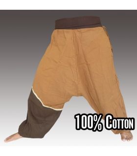 Pantalones de harén de algodón
