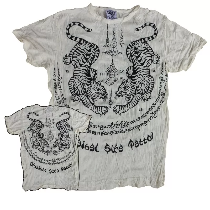 Sure Tiger Tattoo- weiß Größe L
