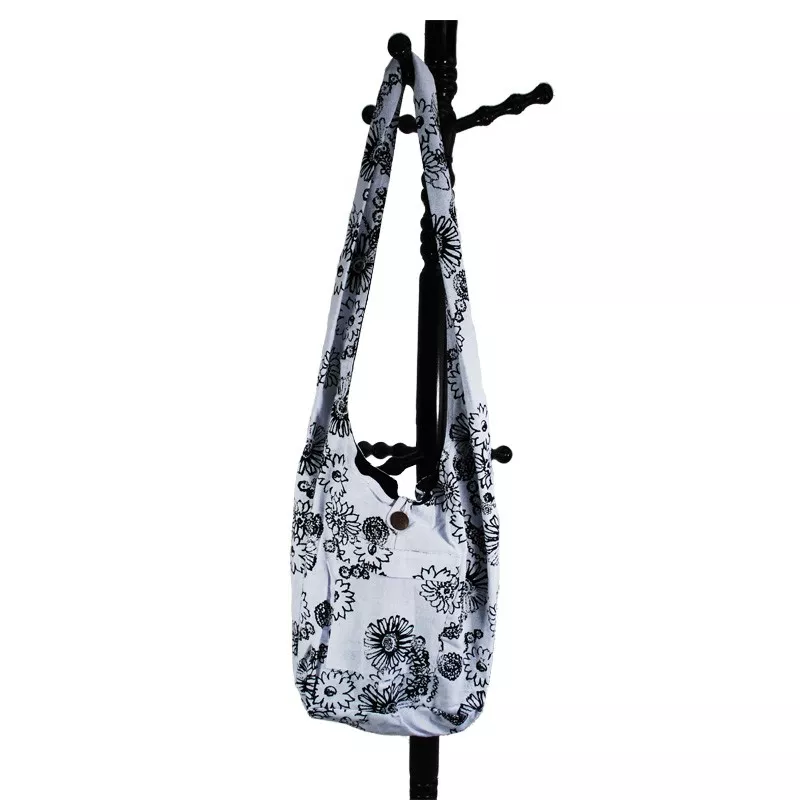 Cotton shoulder bag