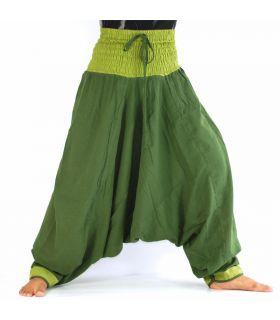 Pantalones de harén verdes