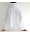 harem pants - white