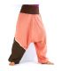 Aladdin pants - rosé / brown