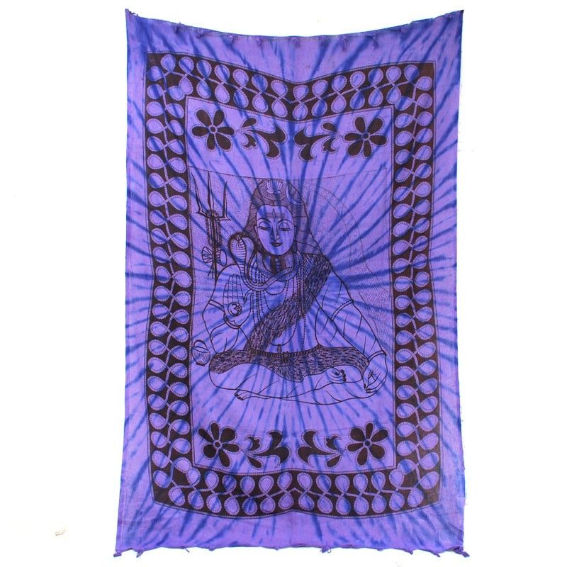  Purple Buddha wall cloth 