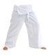 Pantalon de pêcheur thaïlandais - blanc - coton