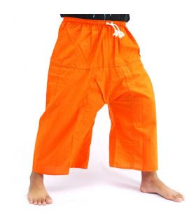 Boxer de pêcheur thaïlandais - orange