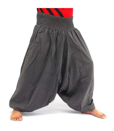 Sarouel Yoga coton gris