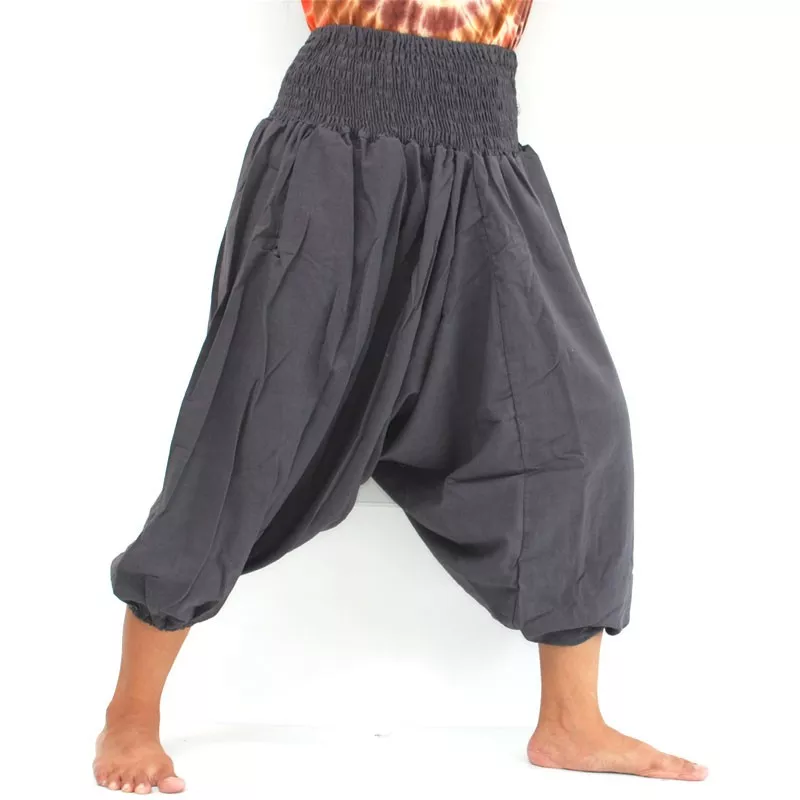 Pantalons de harem Mesdames et Messieurs aubergine