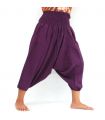 pantalon de harem dames et messieurs violet