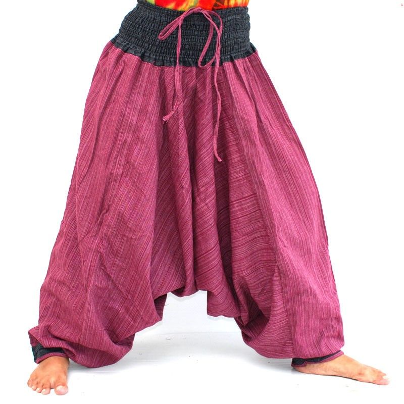 Aladdin Pants Afghan Afghani Trousers Cotton - red ARDT5