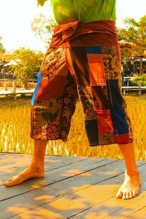 Pantalones de pesca tailandeses cortos